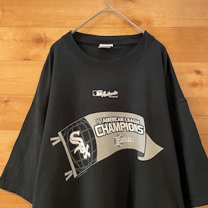 【Lee】MLB ホワイトソックス SOX ロゴ Tシャツ アメリカリーグチャンピオン XL ビッグサイズ us古着 アメリカ古着