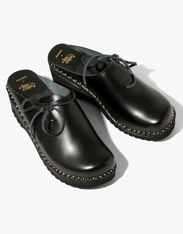 TROENTORP / ×Woburn Walk  SWEDISH CLOG - ALPS / SIDE LACE(BLACK)