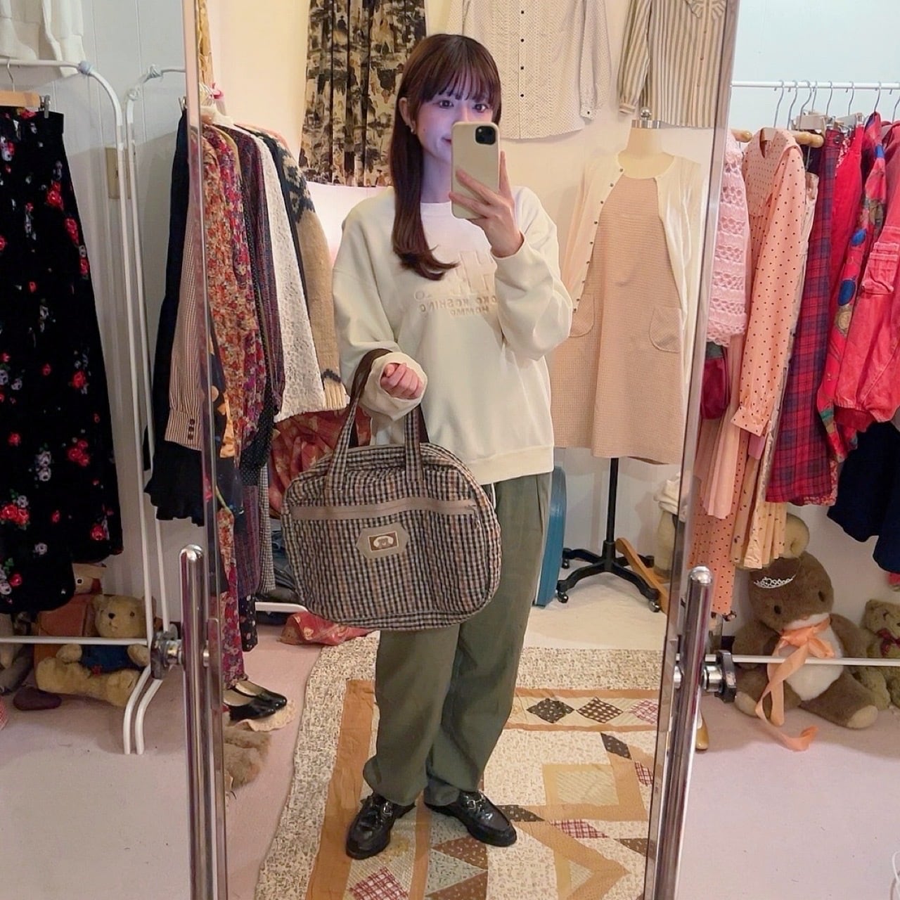 KOSHINO HIROKO / ivory cotton sweat