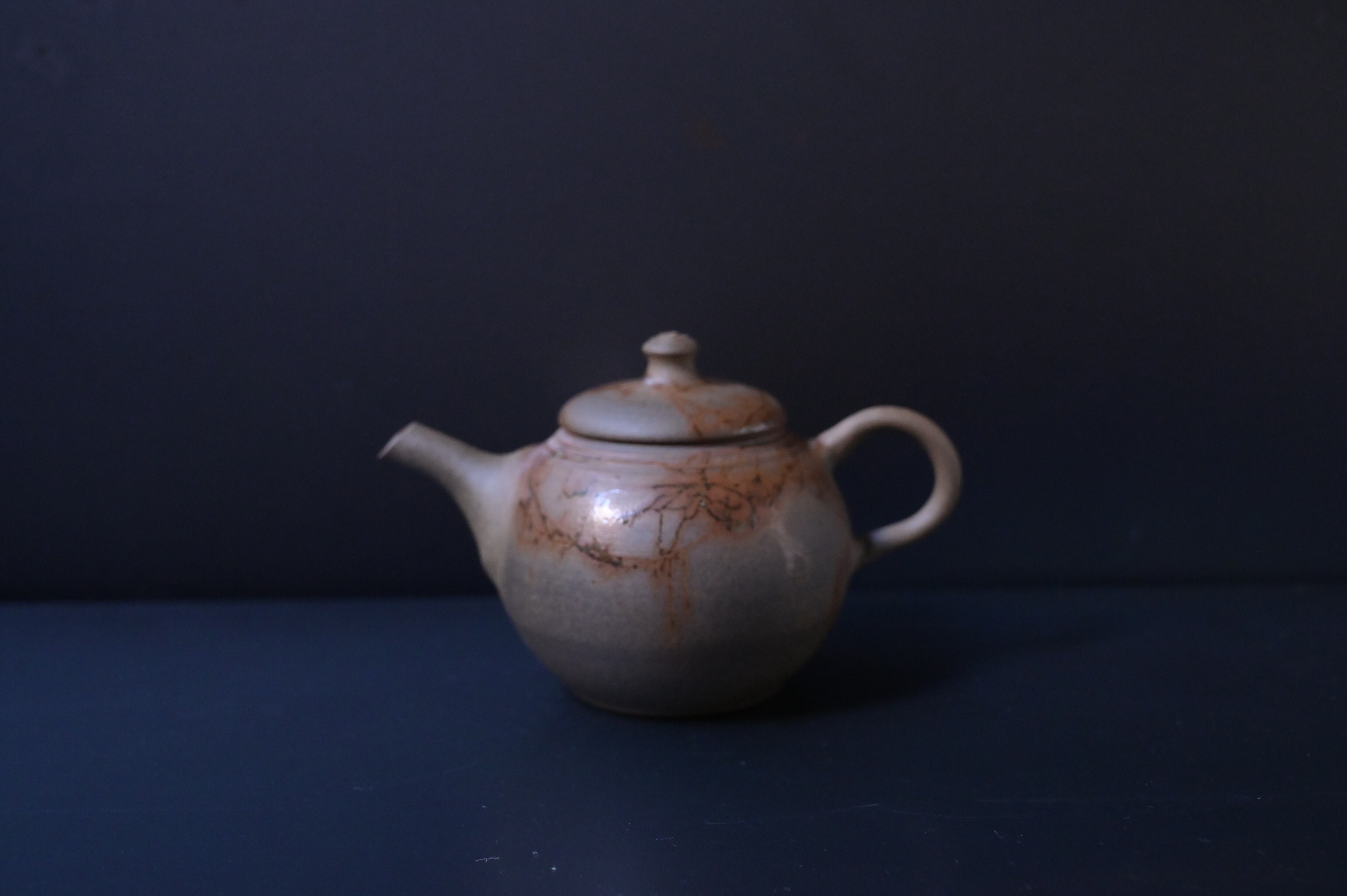 谷川仁・炭化藻掛け 茶銚 | 鎌倉倶楽部 茶寮 
