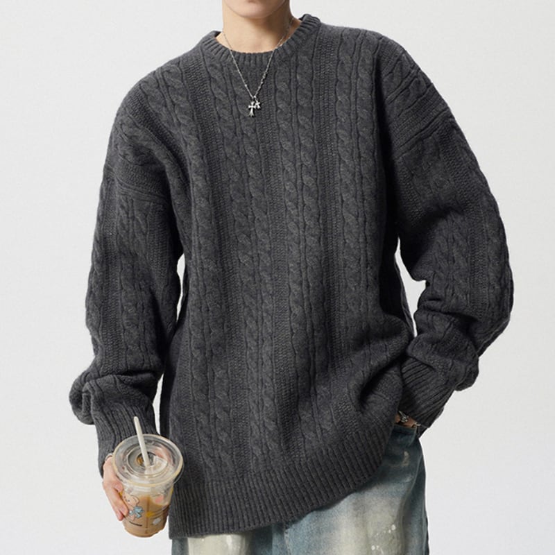 クラシックケーブル オーバーニットプルオーバー LB1699