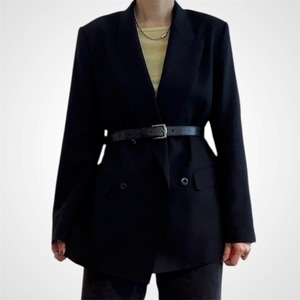 SCYE Bridle Leather Box Buckle Belt