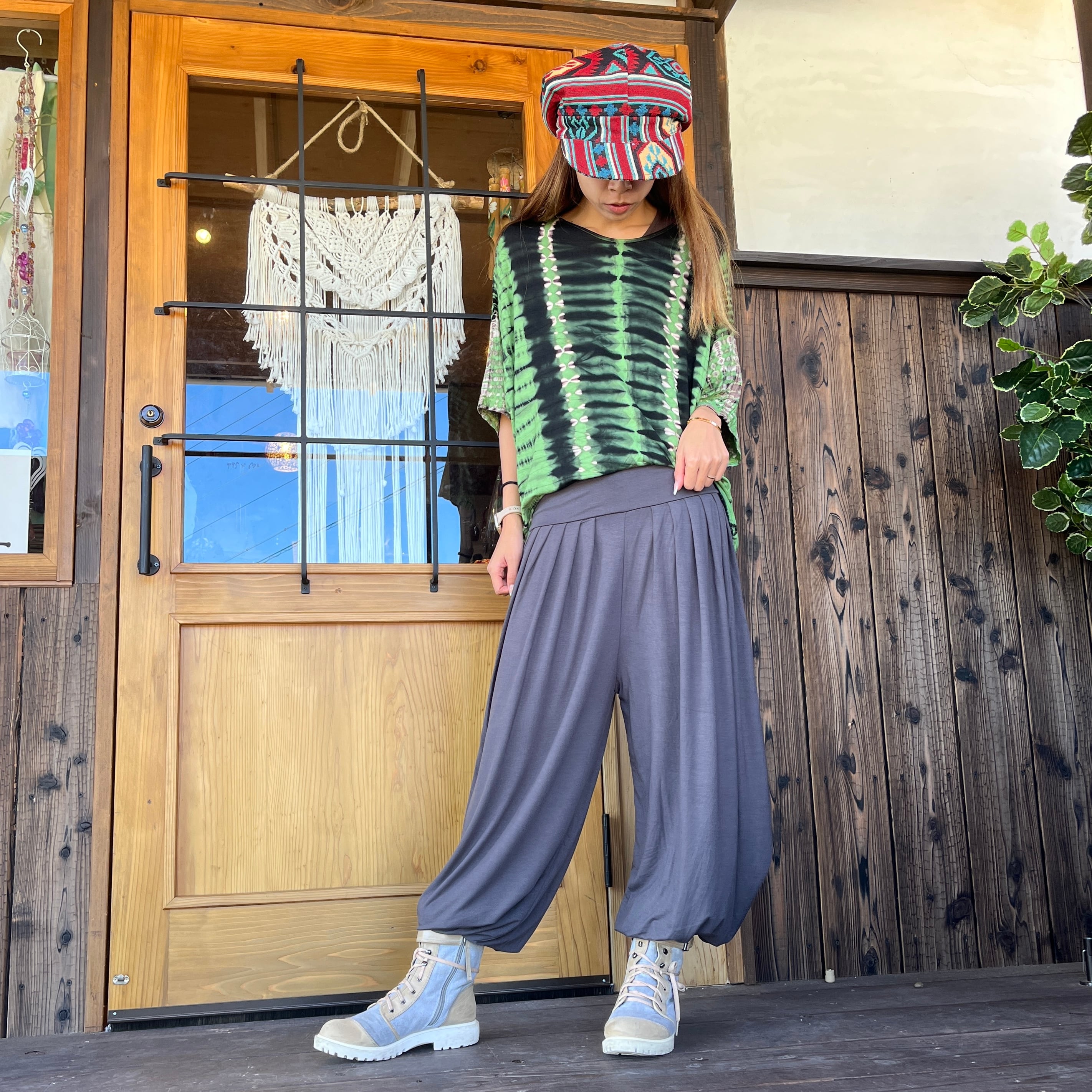 スパンテックマンボパンツヨガパンツ | アジアン雑貨ルチュ