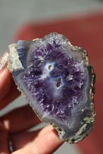 アメジスト スライスプレート ｜Amethyst Slice｜ 天然石・鉱物・パワーストーン | st00402