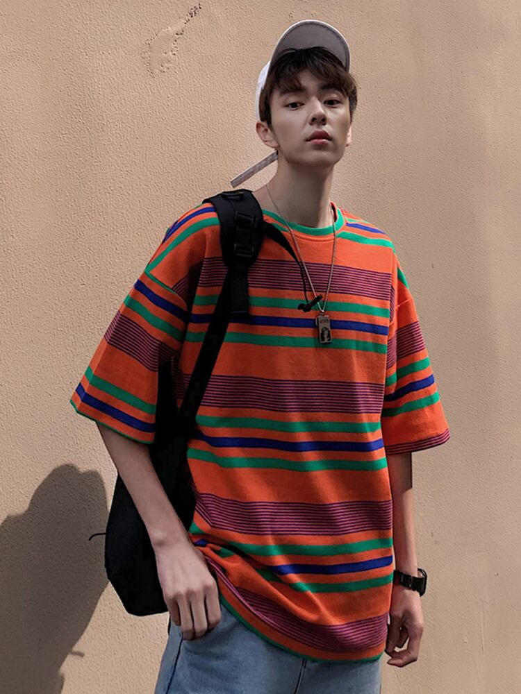 全3色 Tシャツ カットソー ボーダー カジュアル おしゃれ