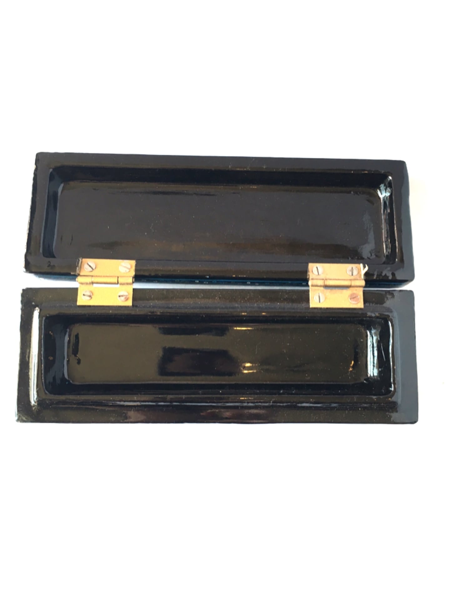 漆塗り 小箱 手書き アジアンインテリア かわいい小箱 小物入れ ペン