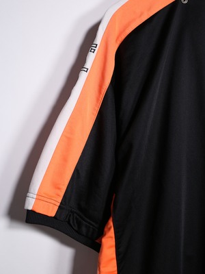 "adidas" asymmetry sleeve design s/s track jacket