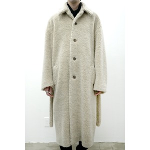 [Blanc YM] (ブランワイエム) BL-21A-WPBC Wool Pile Balmacaan coat