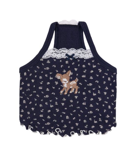 S.M.XL/即納【Sallys】Chloe Top (Twilight floral)
