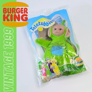 ☆DEADSTOCK / VINTAGE 1999☆【 Teletubbies ( テレタビーズ )】『 ディプシー 』 BURGER KING 限定ミールトイ カラビナぬいぐるみキーホルダー / プラッシュキーホルダー〚アメリカン雑貨 アメトイ〛