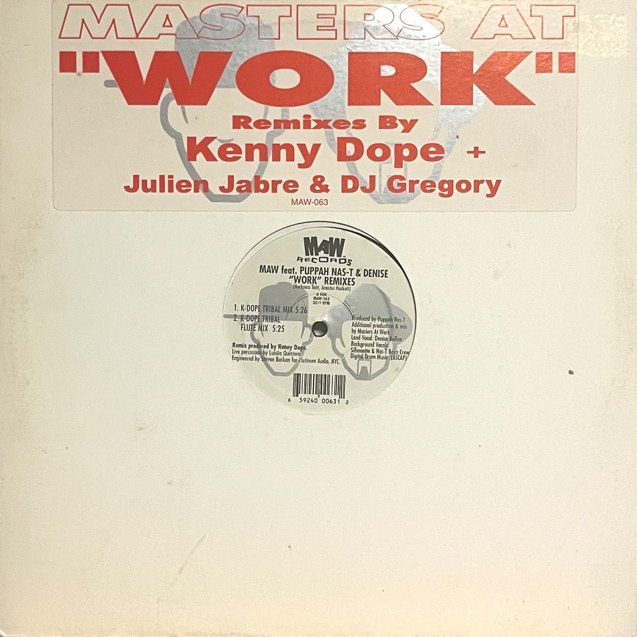MAW Feat. Puppah Nas-T & Denise – Work