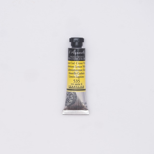 セヌリエWC 535 カドミウムレモンイエロー 透明水彩絵具 チューブ10ml Ｓ4
