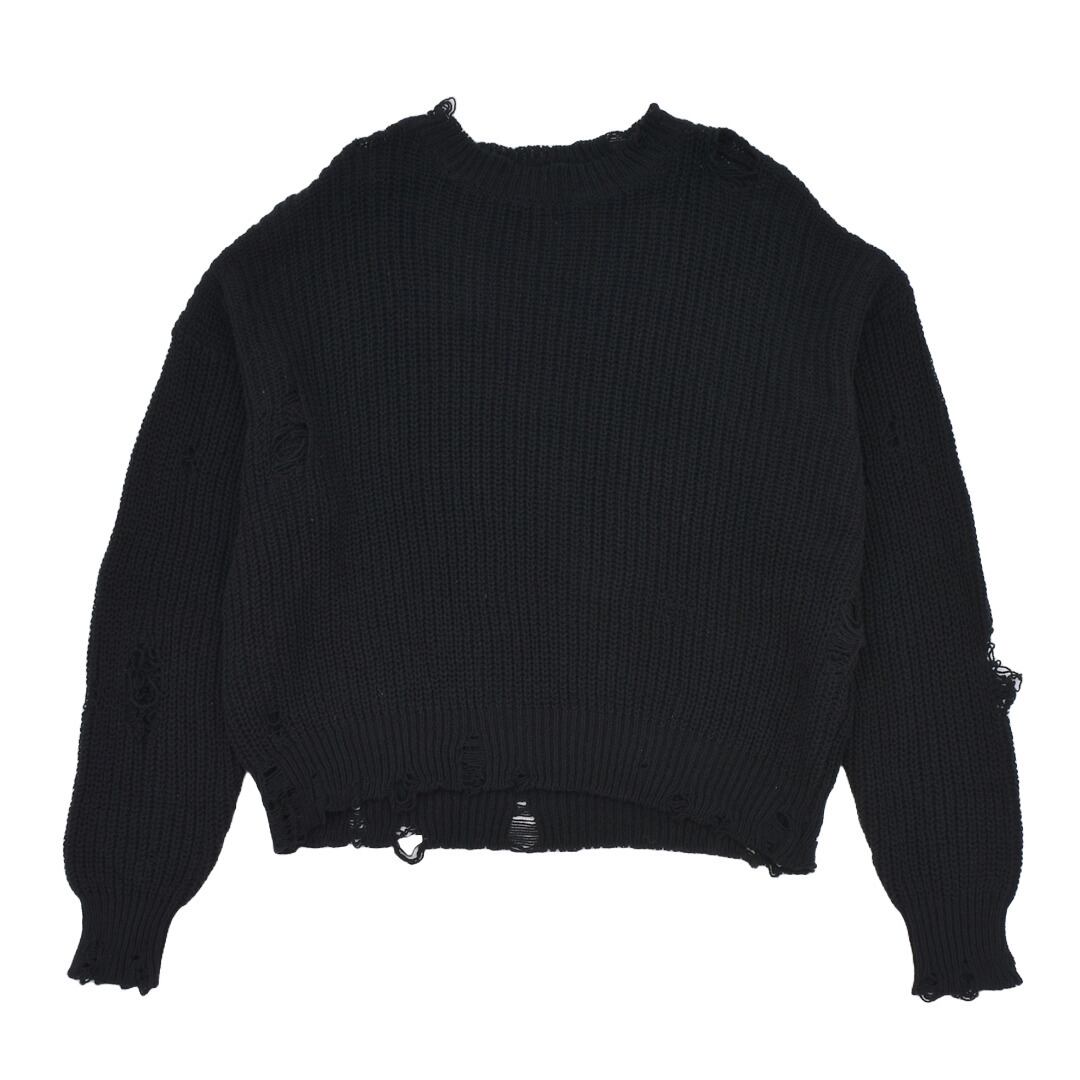 KAMIYA 【カミヤ】BORO COTTON KNIT PULLOVER kamiya boro knit KAMIYA 【カミヤ】BORO COTTON KNIT PULLOVER KAMIYA