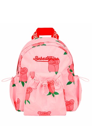 [BEBE DE PINO] All over rose packable backpack 正規品 韓国ブランド 韓国ファッション 韓国代行 韓国通販 ベベドピノ bebedepino 日本 店舗 韓国 子供服