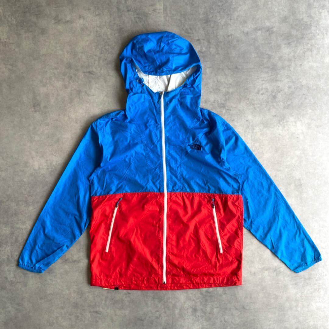 ザノースフェイス ナイロンジャケット パーカー XL 青 赤 黒 10741 | fuufu 