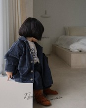 韓国子供服 / 26Autumn / normalplay / バブルコーデュロイジャケット / キッズ / 秋服 *12M~L*