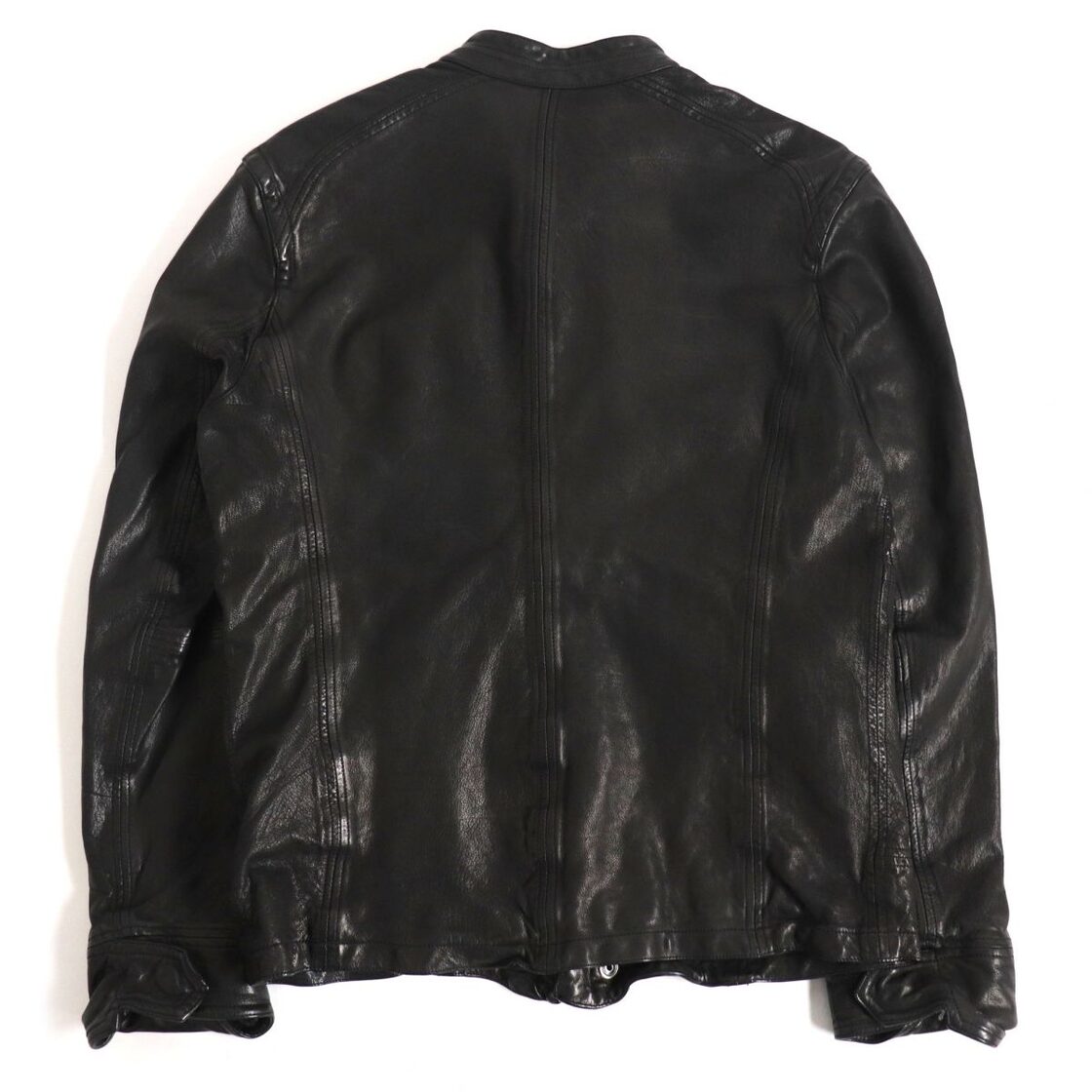 美品□ニールバレット SLIM FIT ウォッシャブル加工 スタンドカラー 