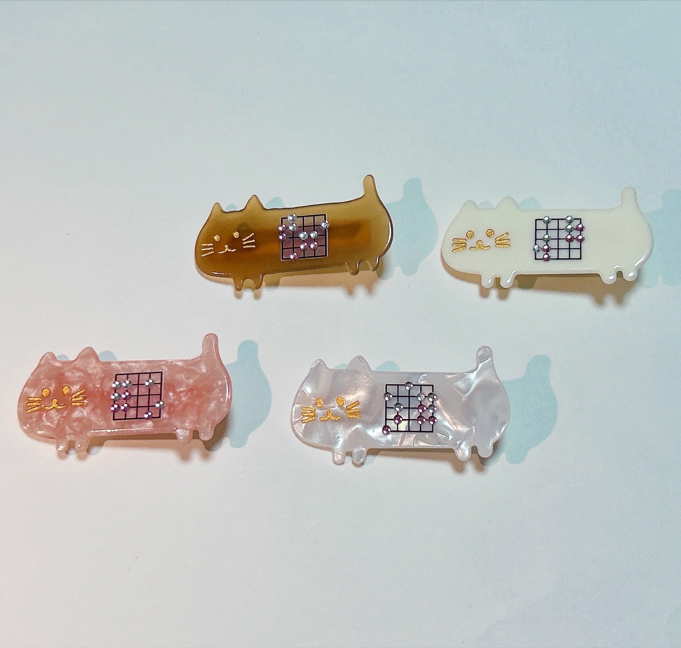 カラー碁盤 詰碁キーホルダー 囲碁アクセサリー 囲碁グッズ | 囲碁