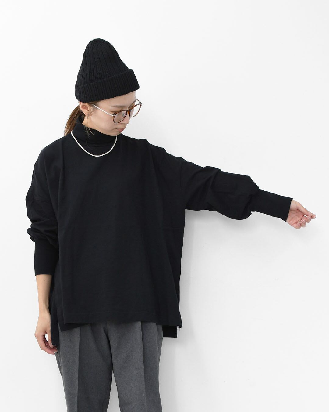 prit プリット タートルネックワイドプルオーバー P906111 prit