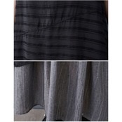 モード配色 切り替え マキシワンピース  30117