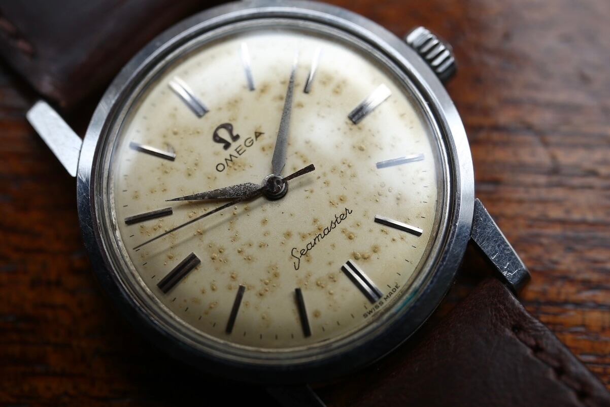 OMEGA】 1958年製 オメガ シーマスター ”ブラウンスポットエイジング 