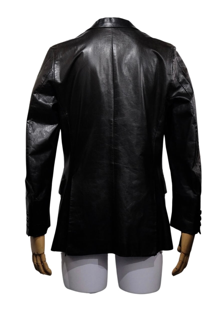 SO by alexander van slobbe leather 1B tailored jacket | CETTEN