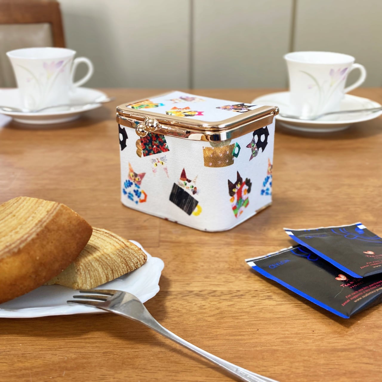 遮光土偶のがま口ボックス | まめQ 太堂