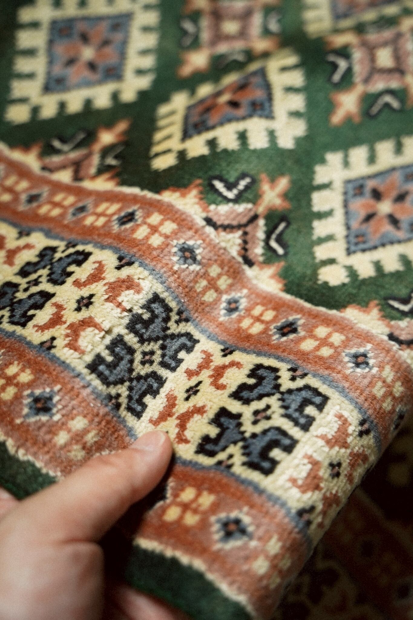 1548-Vintage Pakistan rug | 手織りのヴィンテージラグ専門店 | Bahr