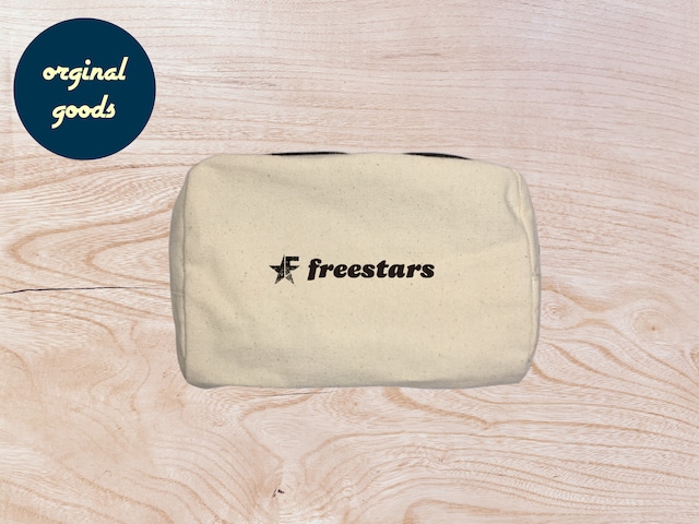 freestars オリジナルキャンバスファスナーポーチ