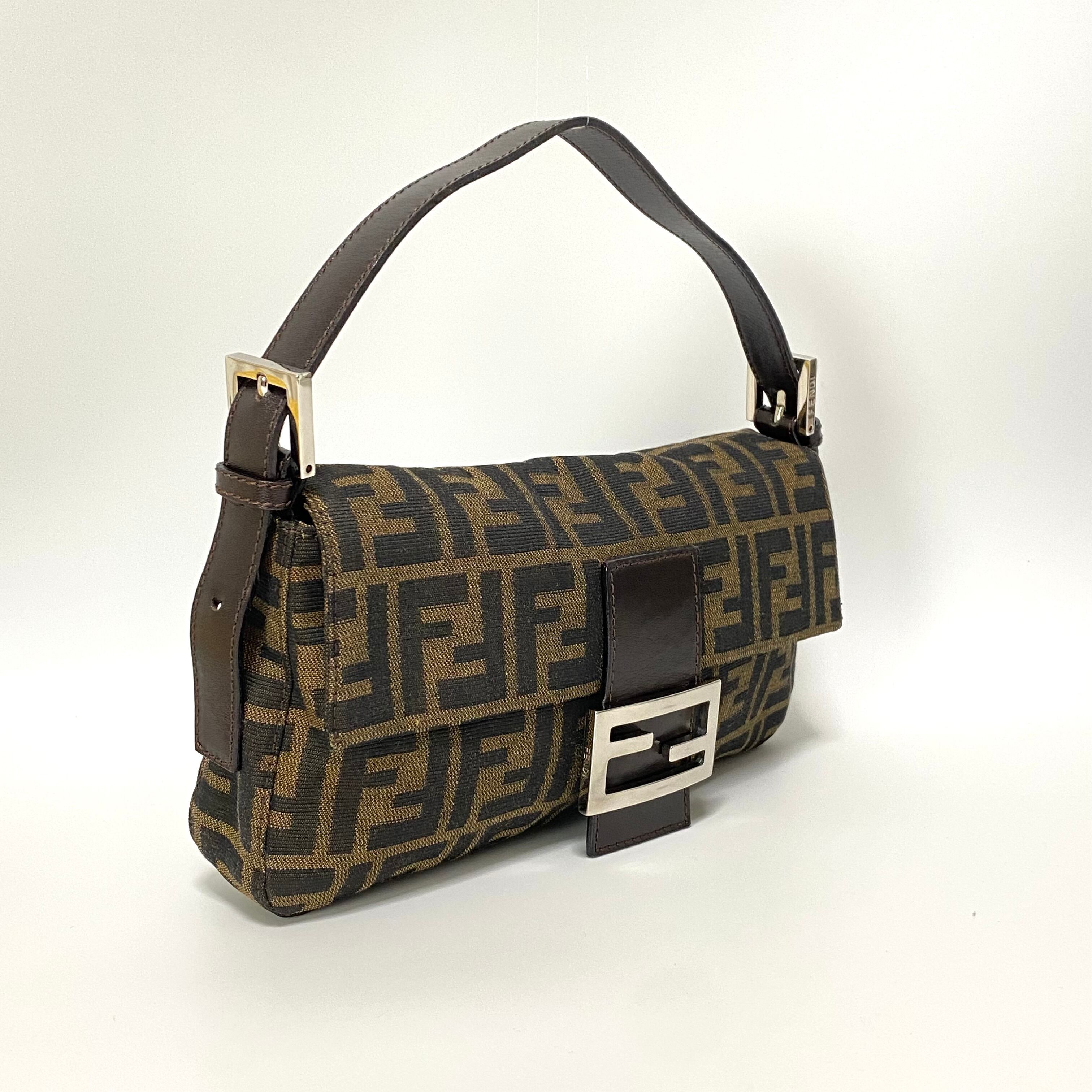 FENDI フェンディ ズッカ マンマバケット ワンショルダーバッグ ...