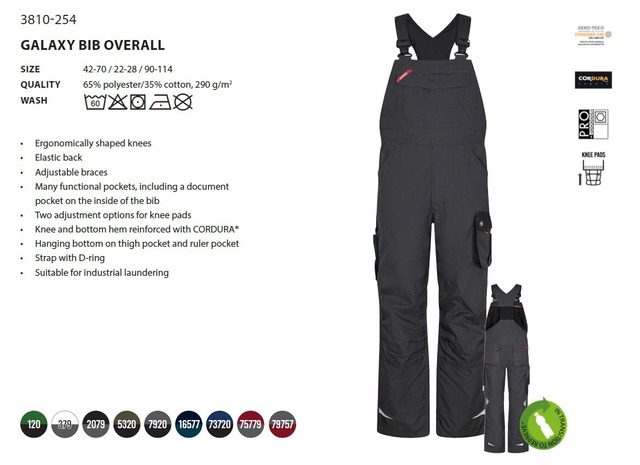 2811-254 GALAXY WORK TROUSERS WITH HANGING TOOL POCKETS