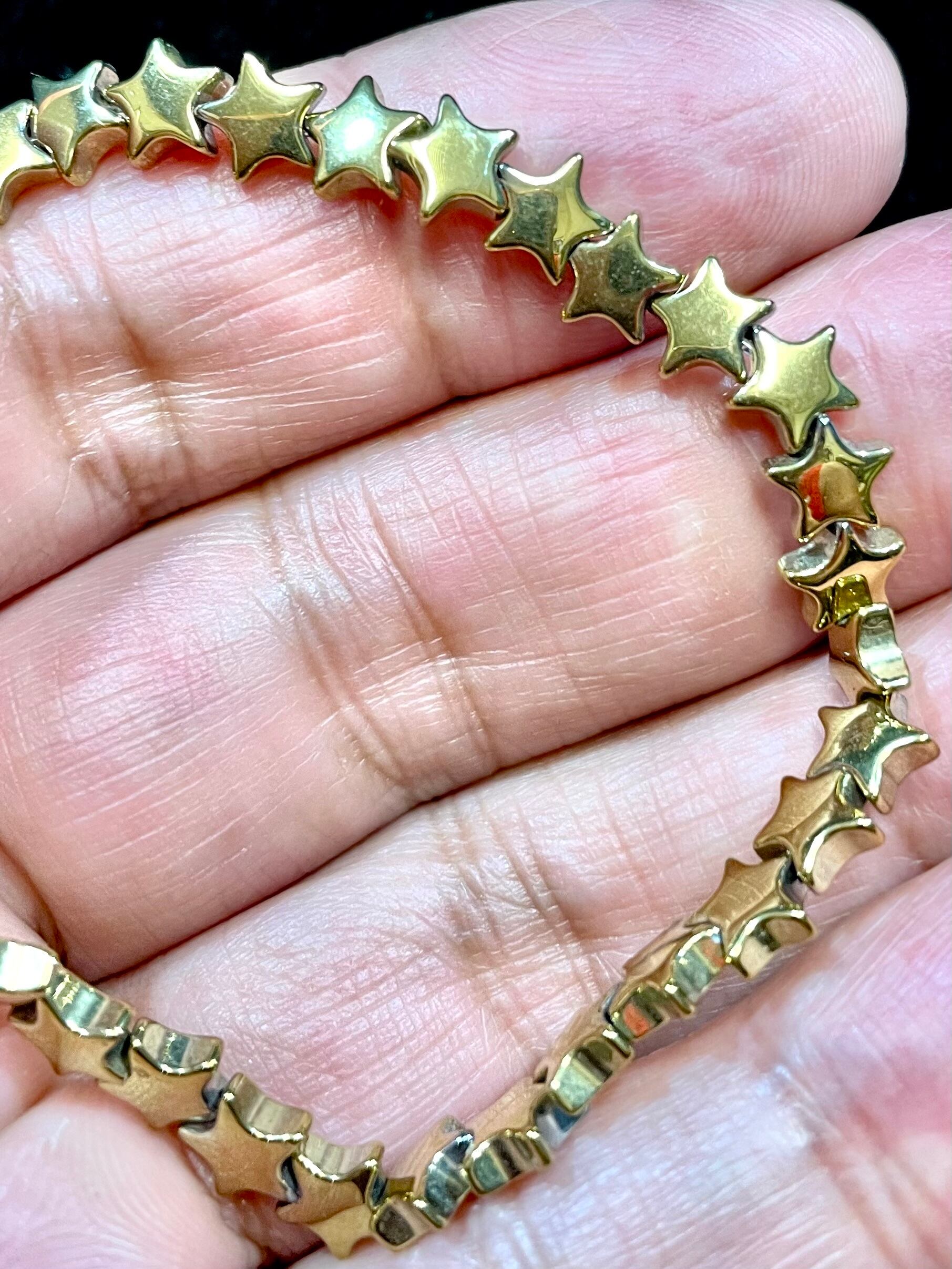 6) パイライト「ハッピー・スター(星)」ブレスレットB