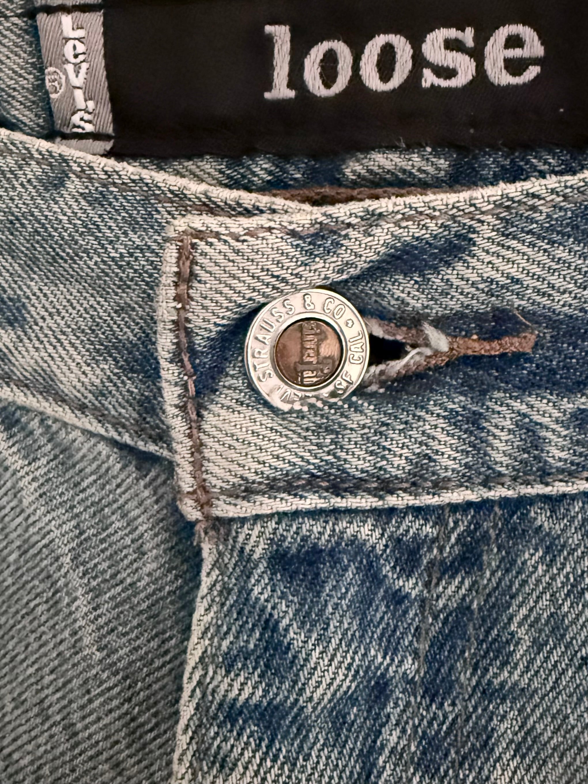 90s Made in Mexico Levis SilverTab cutoff denim | used & vintage