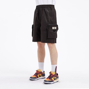 送料無料【HIPANDA ハイパンダ】メンズ ショート パンツ MEN'S SHORT CARGO PANTS / BEIGE・BLACK・GREEN