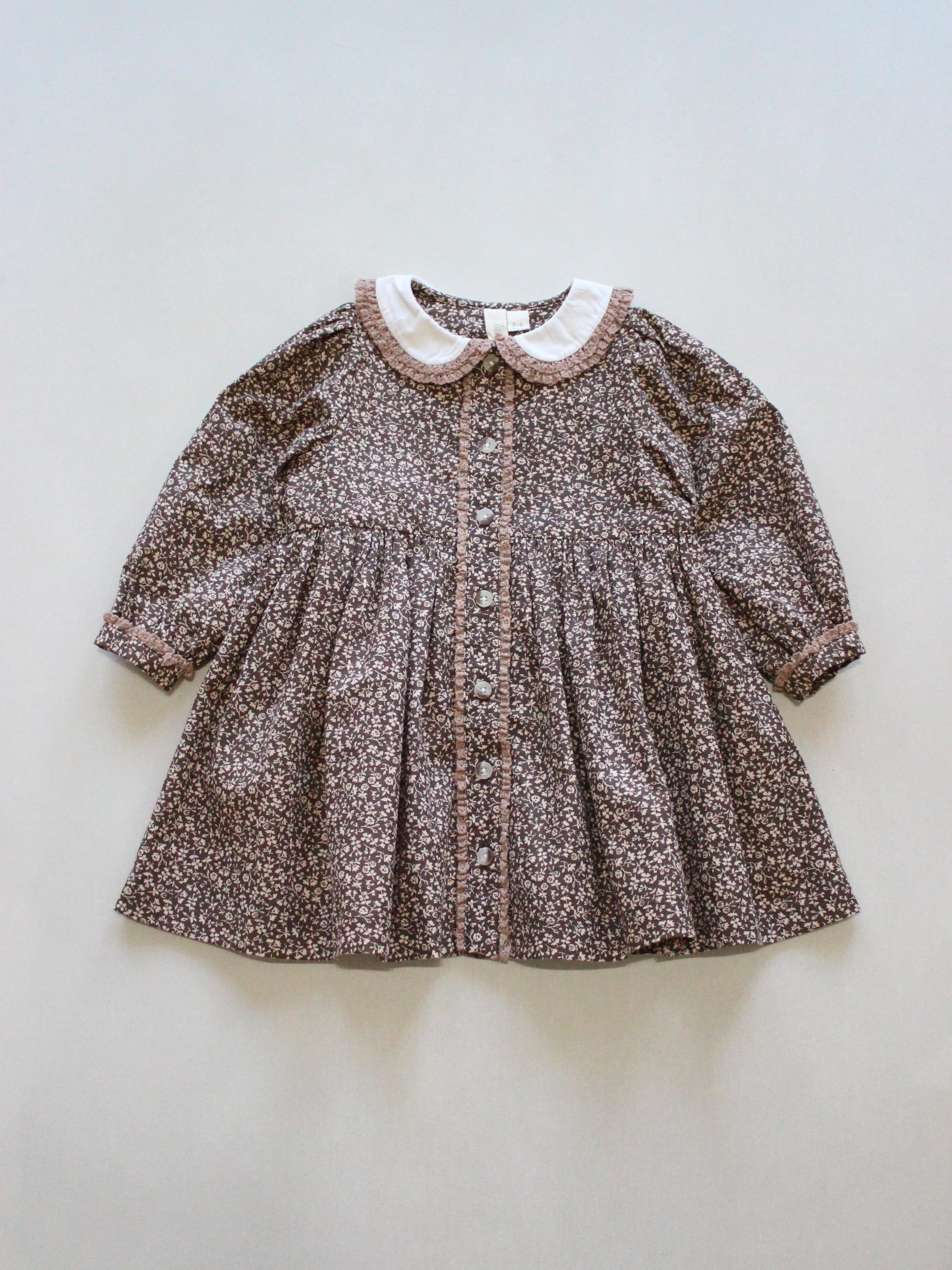 【新品】Little Cotton Clothes 2025ssワンピース little cotton clothes Agatha Dress Bracken Floral | RESONASON