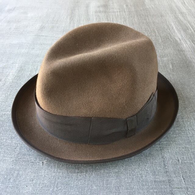 Borsalinoボルサリーノ ブラウン/57cm-7 1/8inch qualità extra superiore (B5)