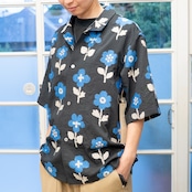 山旅×HAREKI/Flower shirt