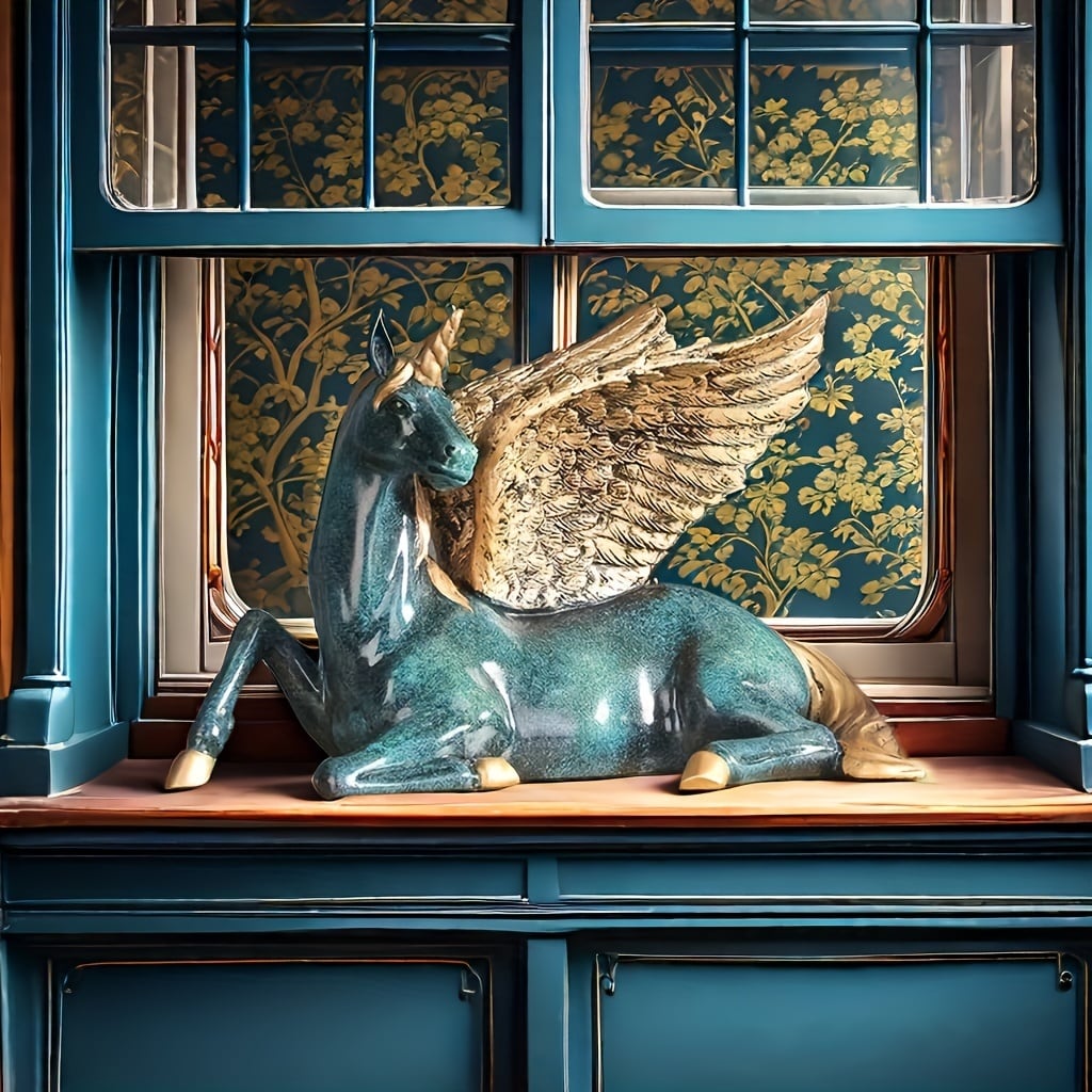 オブジェ ユニコーン ペガサス おしゃれ かわいい インテリア 置物 馬