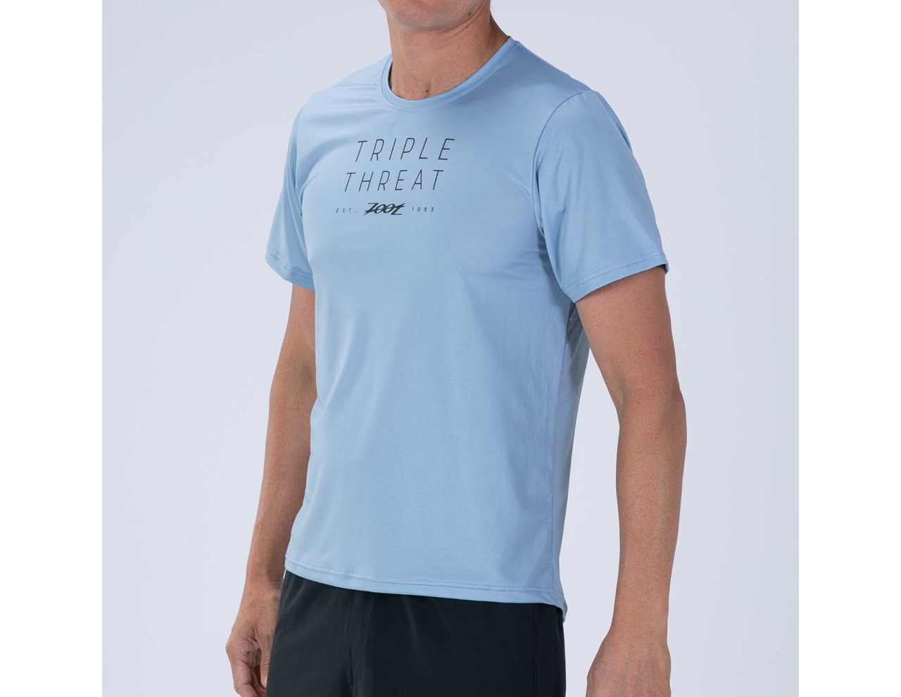 MEN RUN TEE (TRIPLE THREAT)　メンズ　アスリート専用　ランシャツ　ZMR12086