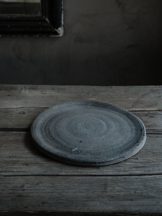 窯変平皿　28 tamiya aki