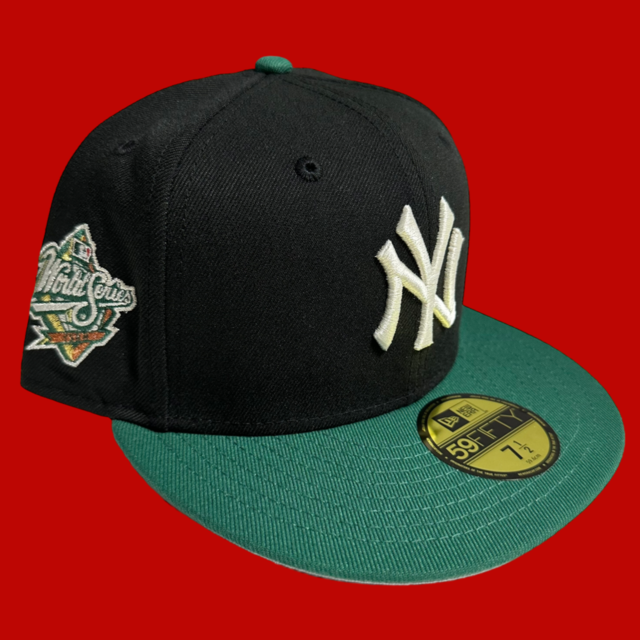 New York Yankees 1998 World Series New Era 59Fifty  Fitted / Black,Green (Gray Brim)