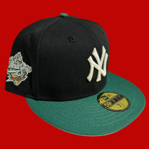 New York Yankees 1998 World Series New Era 59Fifty  Fitted / Black,Green (Gray Brim)
