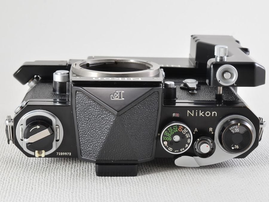 Nikon F ブラック アイレベルボディ 中期型 / F36 モータードライブ付