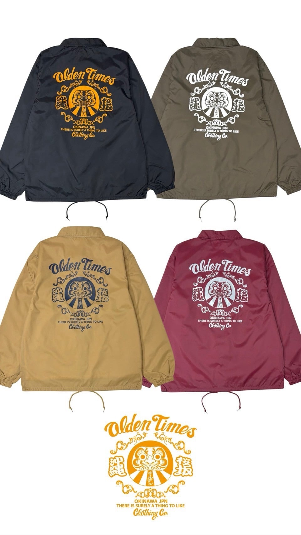 【新作/4色展開】DARUMA NYLON CREW JACKET