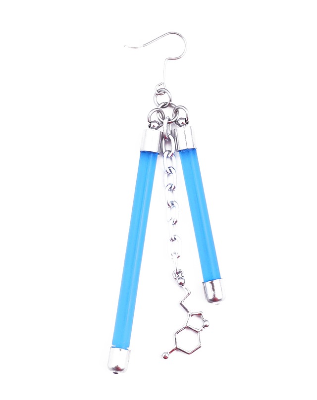 チェーンエレメントピアスII【BLUE】／AIKA ELECTRONICS