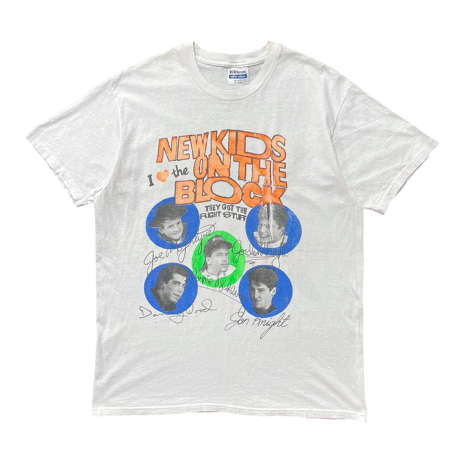 レア ニューキッズオンザブロック ソントンペパ ノーティバイネイチャー Tシャツ 80S 1989年 USA製 New Kids on the Block ニューキッズオンザブロック