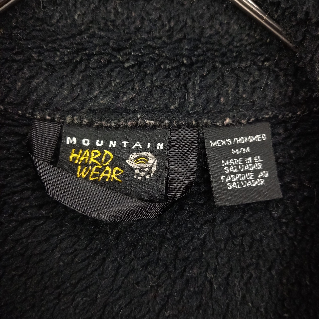 マウンテンハードウェア　ボアフリース　ジャケット　ポーラテック　刺繍ロゴ　ブラック　M