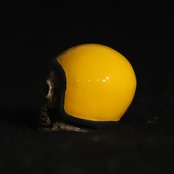 VINTAGE HELL'MET VALVE CAP /CC110イエロー