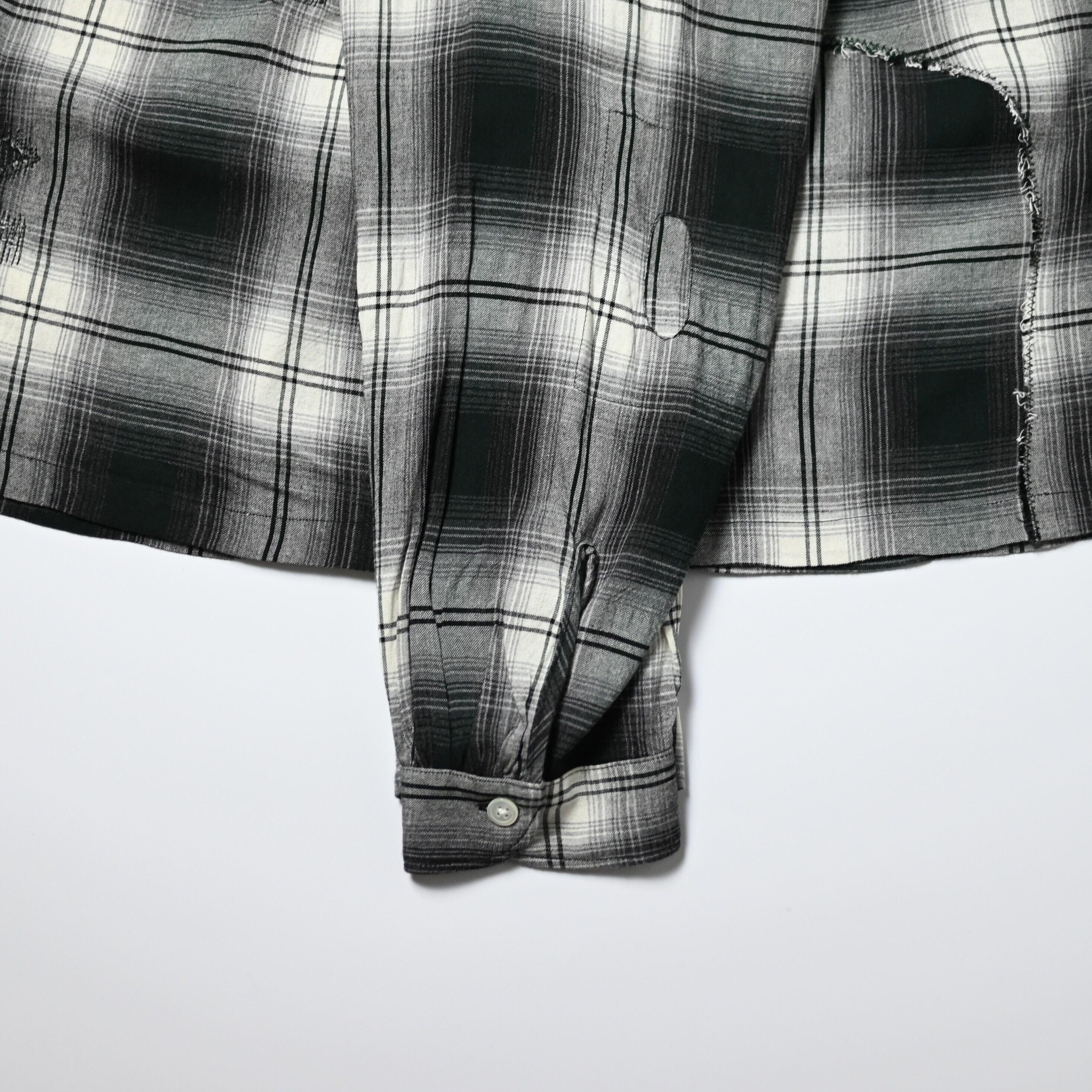BOWWOW / REMADE RAYON PLAID SHIRT AGED | GANKO