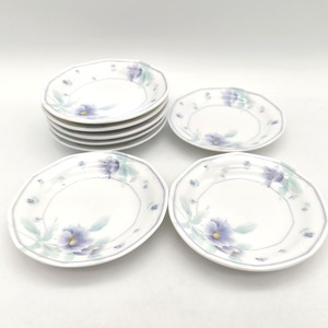 エクセレント・洋食器・小皿・プレート・8枚セット・No.260718-40・梱包サイズ60